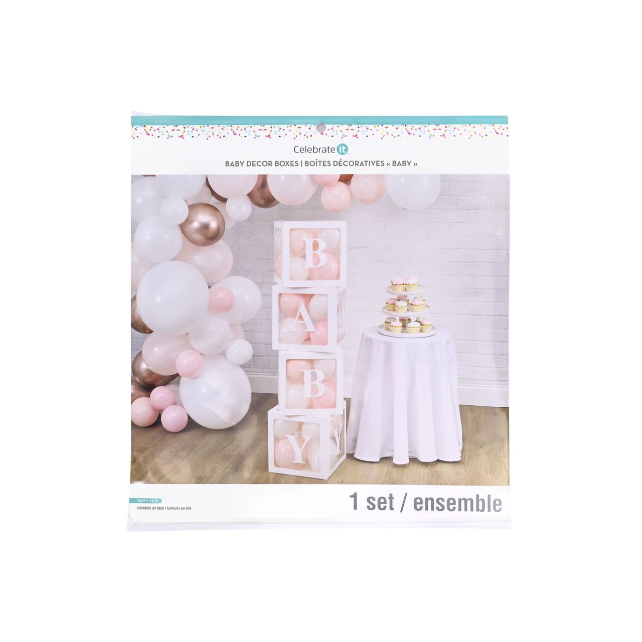 6 Pack: Baby Alphabet Décor Boxes by Celebrate It™